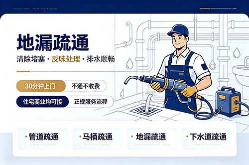 乐山地漏疏通